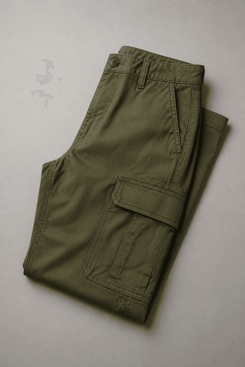Olive Cargo Trousers